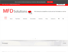 Tablet Screenshot of mfdsolutions.co.uk